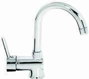 Optima Serisi Kuğu Lavabo Bataryası